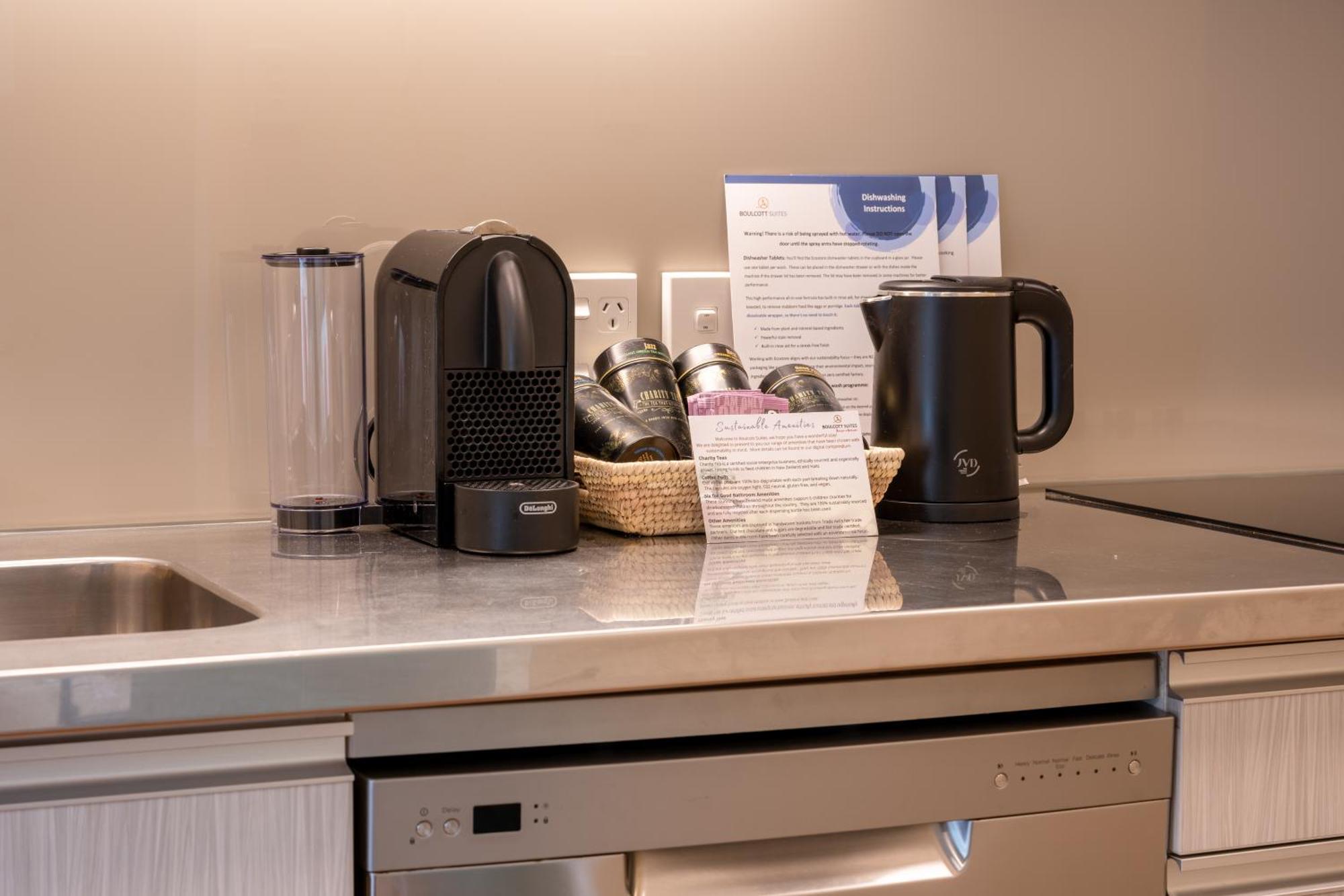Boulcott Suites Веллингтон Экстерьер фото A Nespresso coffee machine in a hotel